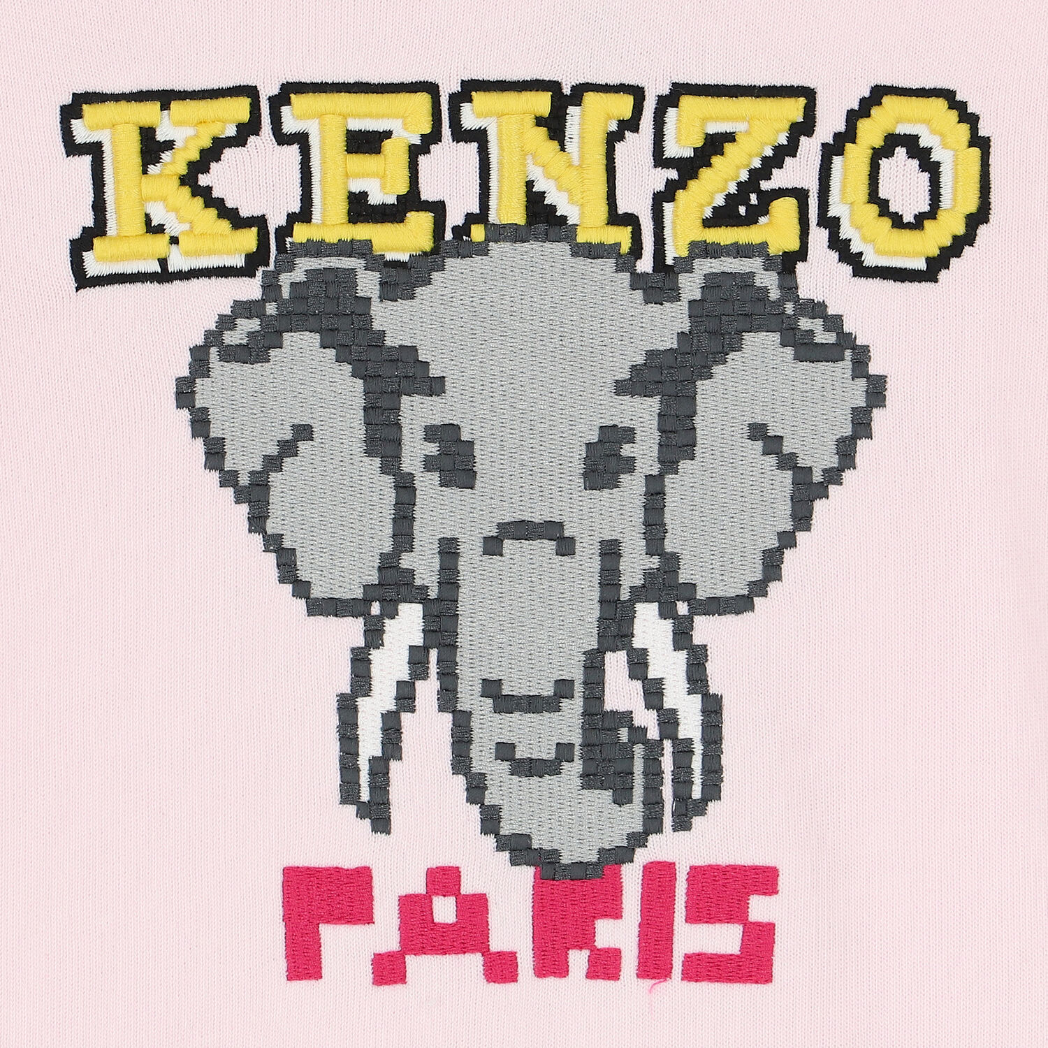 Girls Pink Elephant Hooded Dress, 1, hi-res